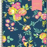 Day Designer for Blue Sky 2021-2022 Academic Year Weekly & Monthly Planner, 5" x 8", Flexible Cover, Wirebound, Peyton Navy (107927-A22)